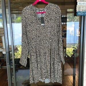 DKNY Jeans ladies animal dress 👗 print New 🆕